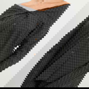 Риза OUR LEGACY Our Legacy Kaonashi Wide Neck Shirt, Size EUR 32 Черно | W4252KB, 5