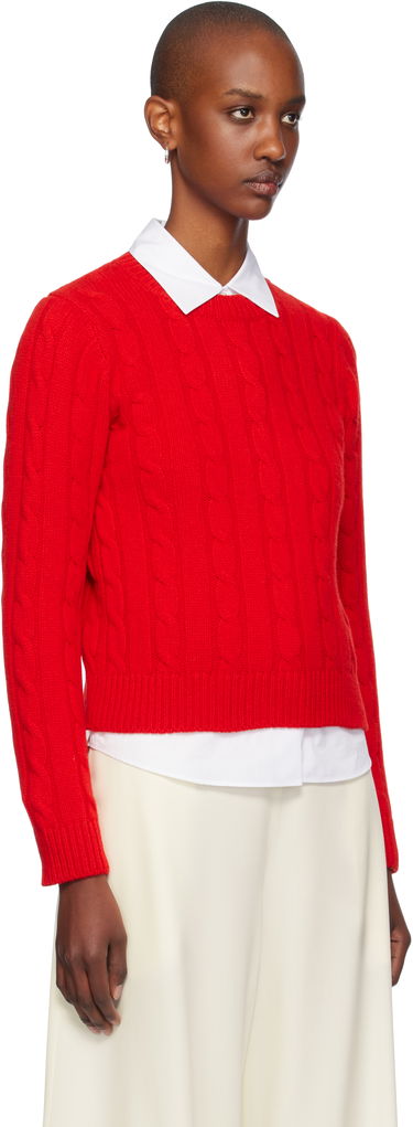 Пуловер &Daughter Cable Crewneck Sweater Червено | F2304, 1