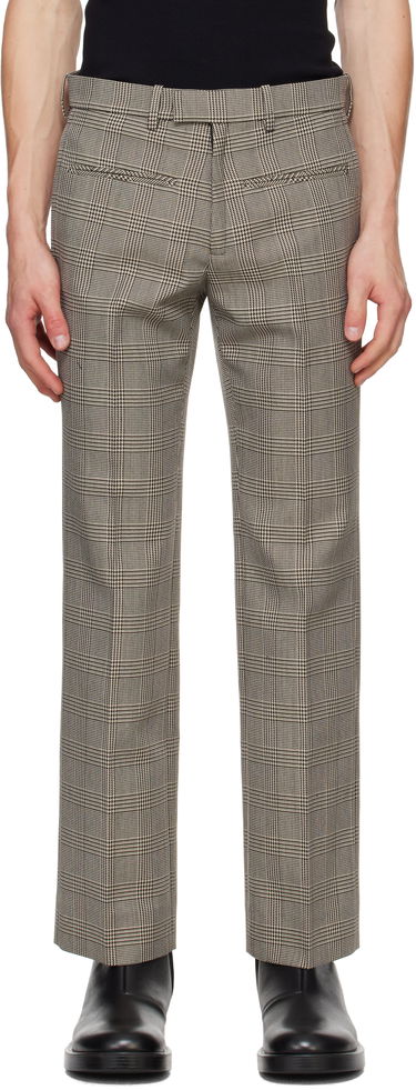 Панталони Courrèges Prince of Wales Check Trousers Кафяво | 324CPA249PL0166, 0