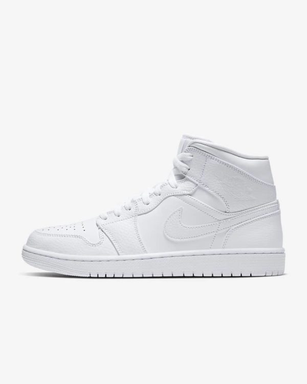 Кецове и обувки Jordan Jordan 1 Mid Бяло | 554724-130, 0