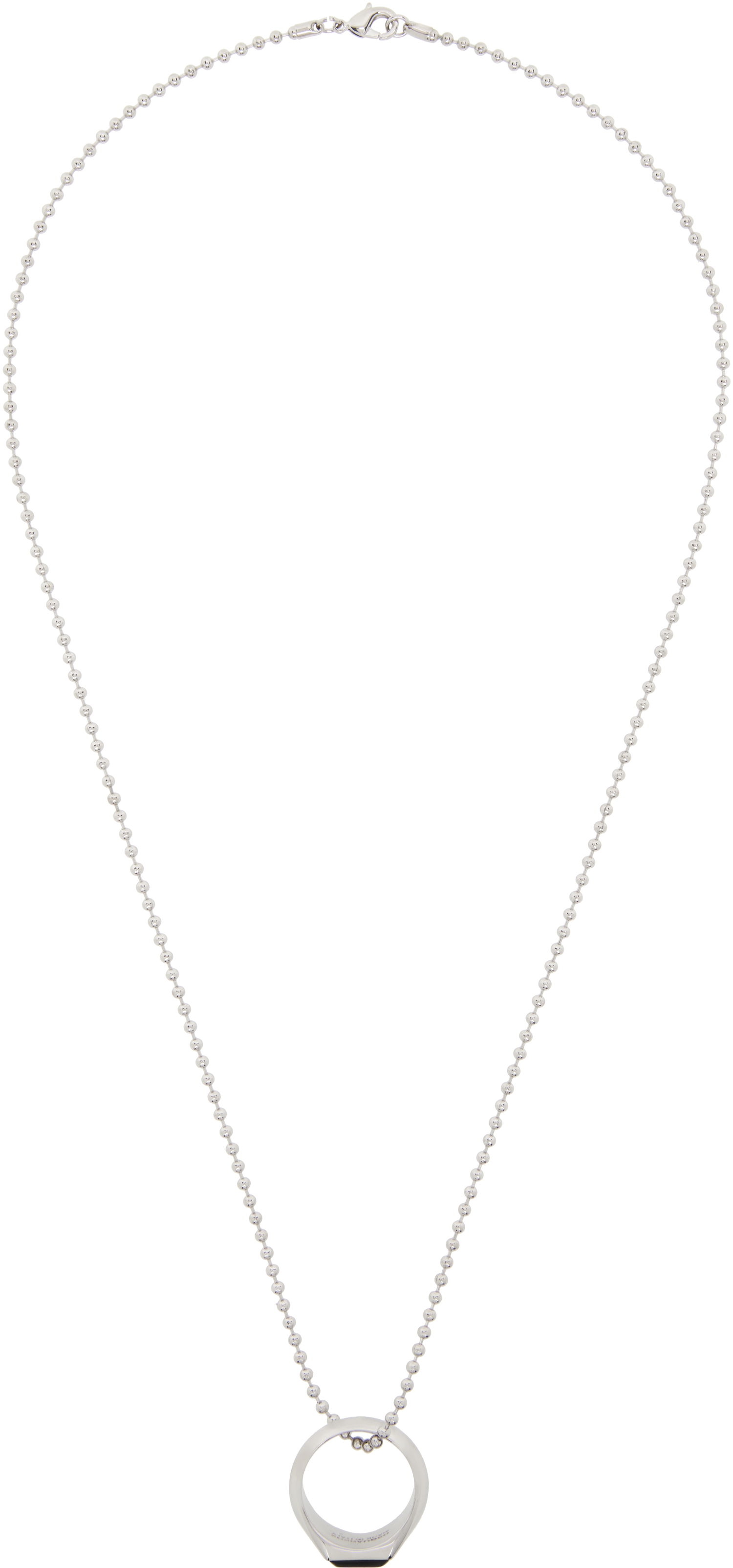 Колие DSQUARED2 Dsquared2 D2 Hedonism Punk Ring Necklace Металик | NEM0011-13420001-M885, 0
