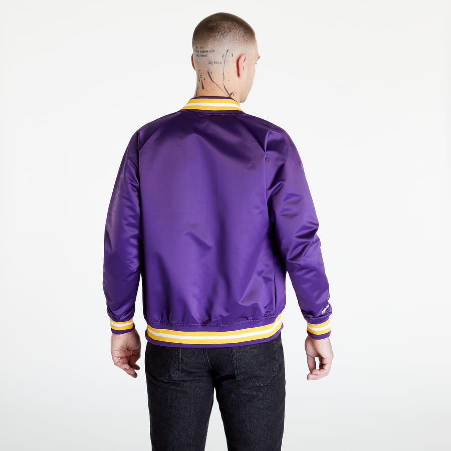 Яке бомбър Mitchell & Ness NBA Lightweight Satin Jacket Lakers Лилаво | STJKMG18013-LAL.PURP, 1
