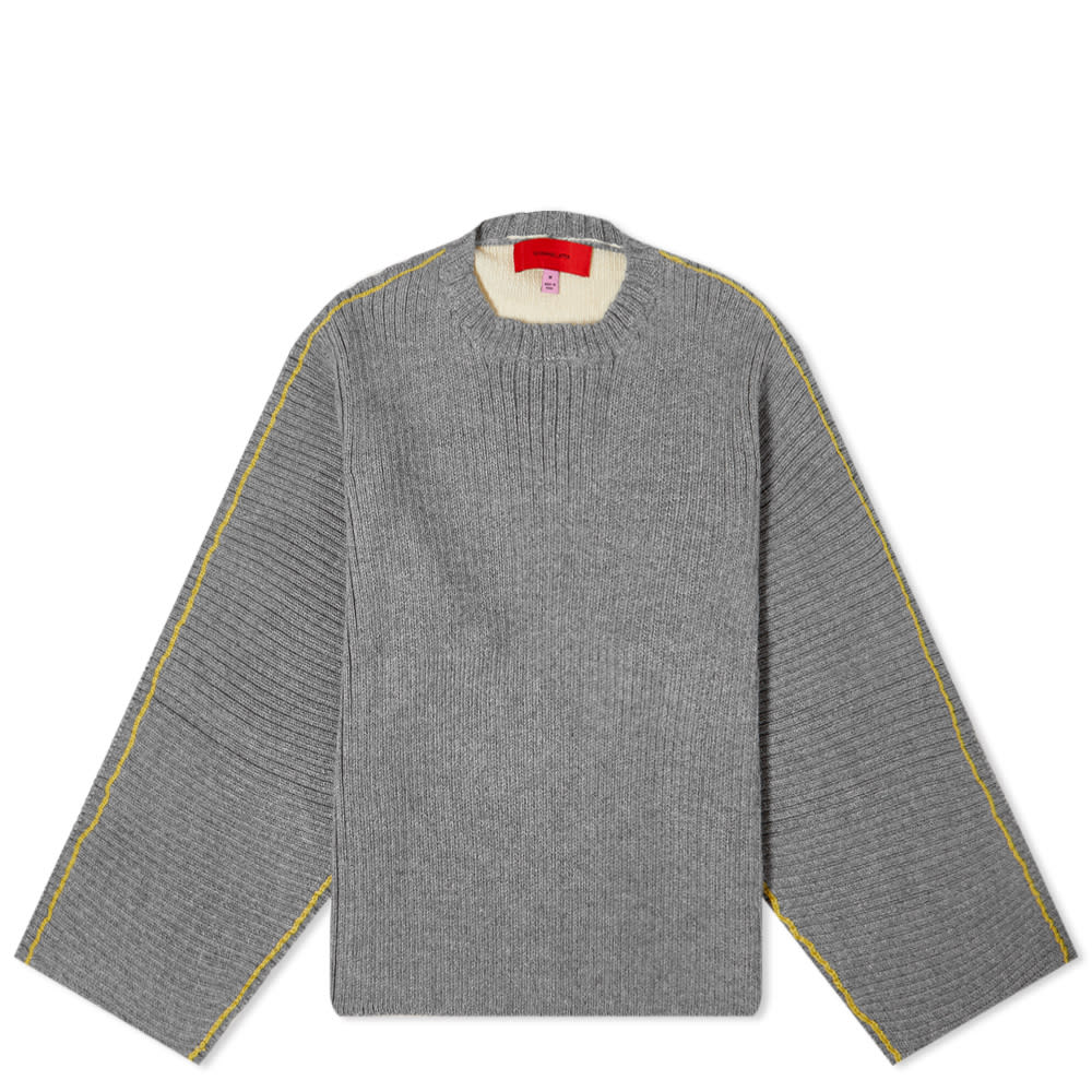 Пуловер Eckhaus Latta Ash Knitted Sweater Сиво | 4026-EL-AW22-C, 0