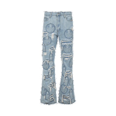Дънки Who Decides War Notre Dame Fusion Denim Jeans Тюркоазено | 2637 2FW220201NDFD SKY, 0