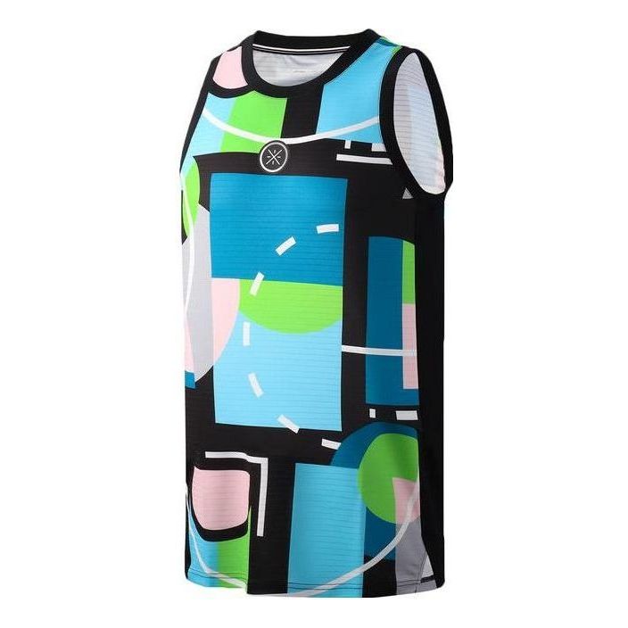 Фланелка Li-Ning Colorblock Training Jersey Синьо | AAYR215-4