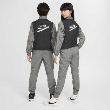 Комплект Nike Sportswear Tracksuit for Big Kids Сиво | FD3058-084, 1