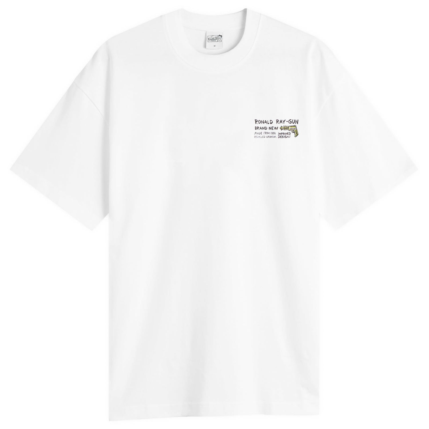 Тениска Polar Skate Co. Ray Gun T-Shirt, Size Small Бяло | PSC-F25-32-WHT, 0