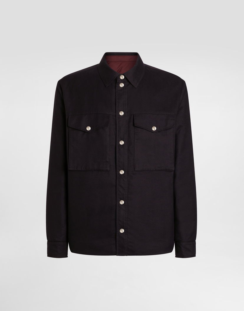 Яке Dolce & Gabbana Dolce & Gabbana Reversible Shirt Jacket Черно | G9BSMTFCTABS8031