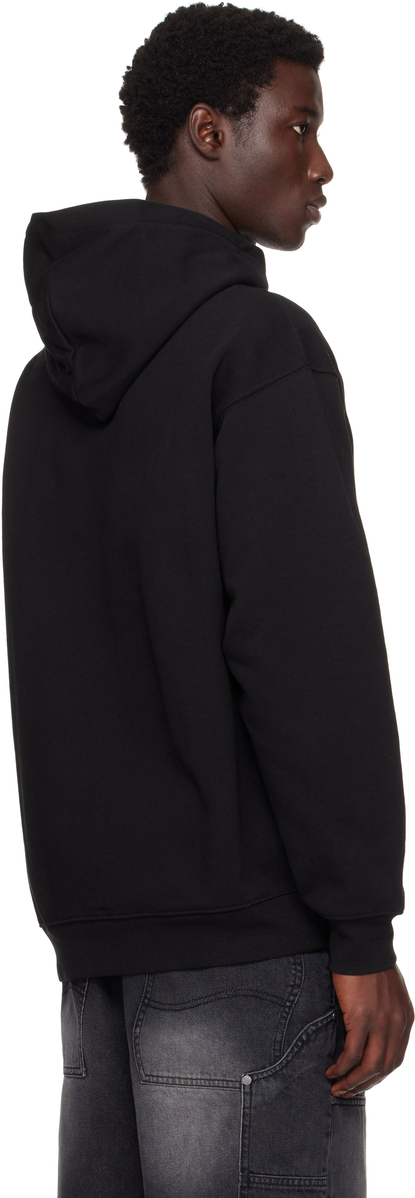 Cursive Small Logo Hoodie, 2