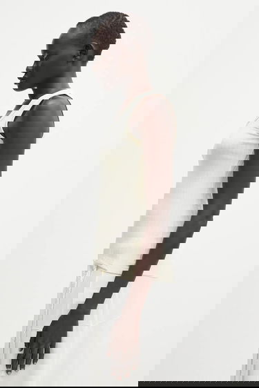 Потник Wales Bonner Wales Bonner Groove Ribbed Tank Top Бяло | WS25JE42.JE23.099, 1