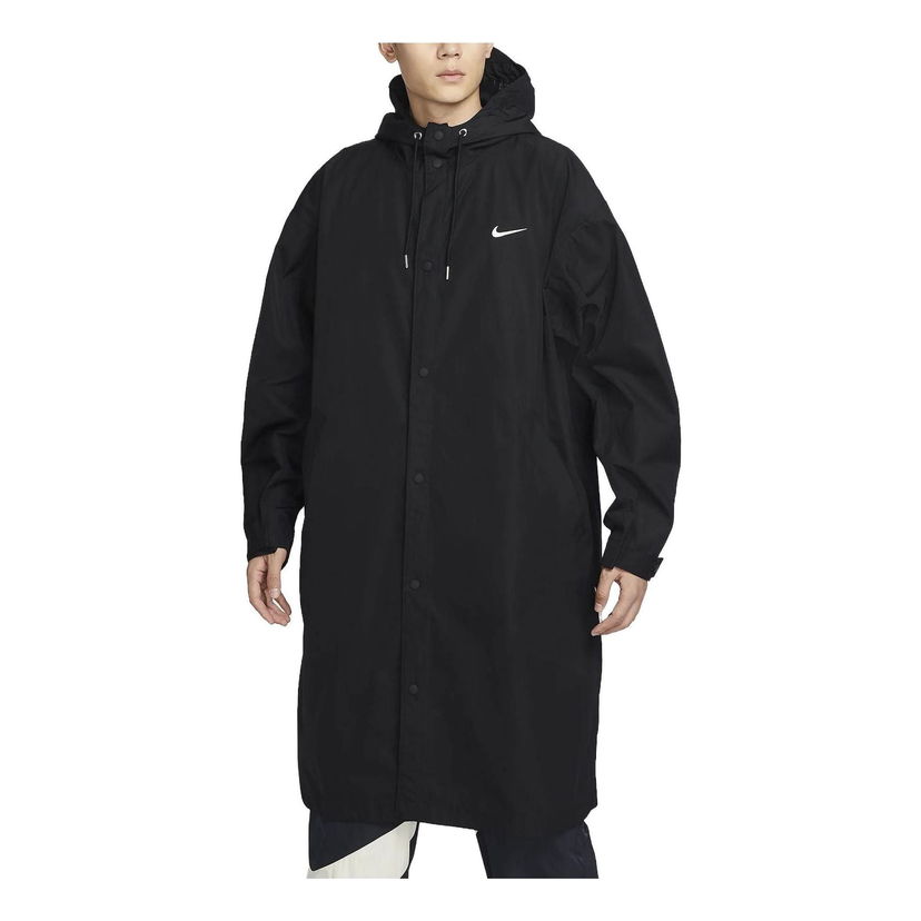 Дъждобран Nike Swoosh Woven Parka Черно | FD2870-010