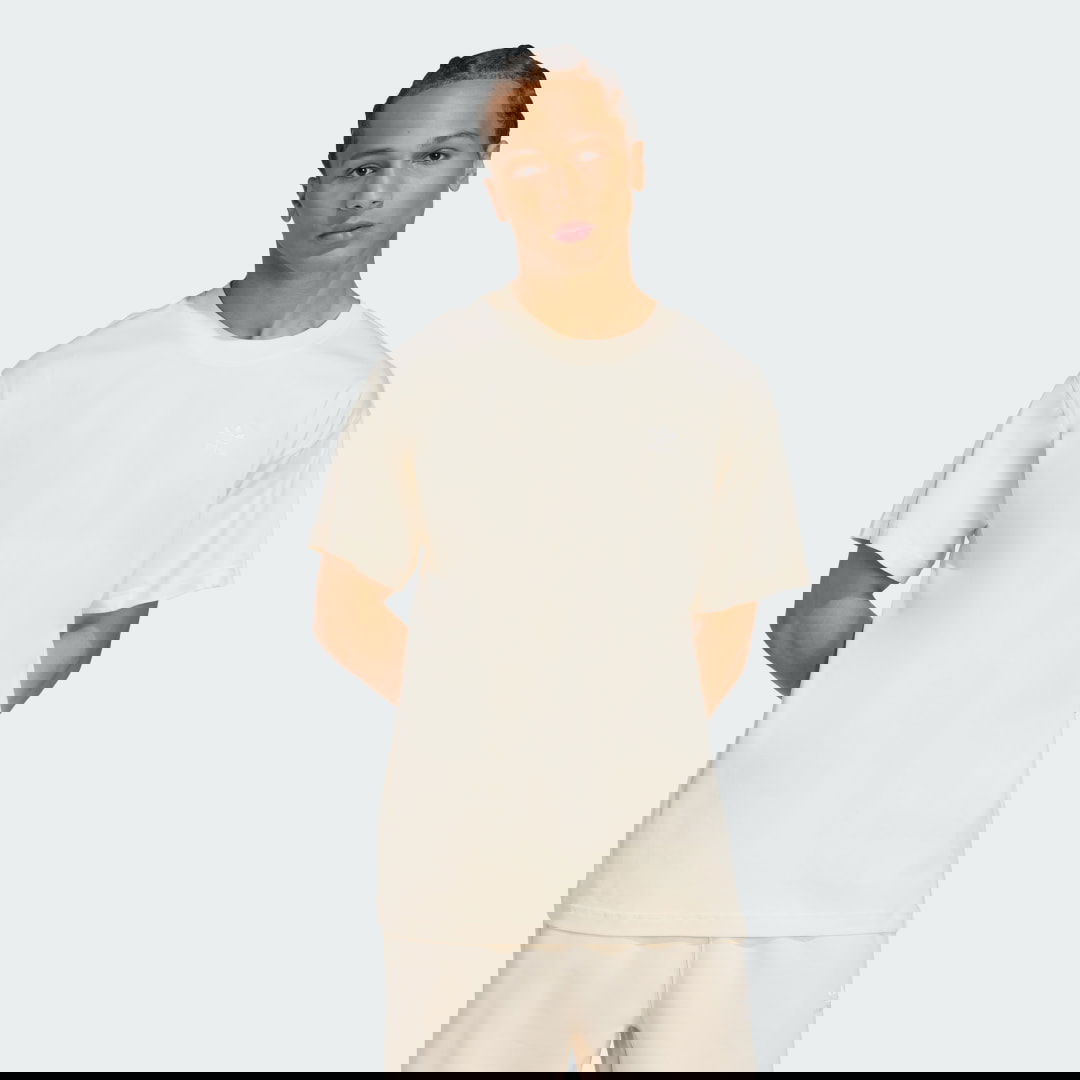 Тениска adidas Performance Trefoil Essentials Oversized T-Shirt Бежово | JV5943, 0