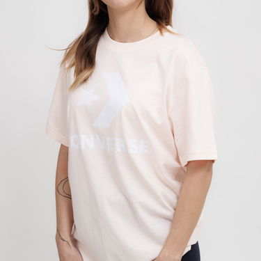 Тениска Converse Standard Fit Center Front Large Logo Star Chev Short Sleeve T-Shirt Розово | 10025458-A38, 2