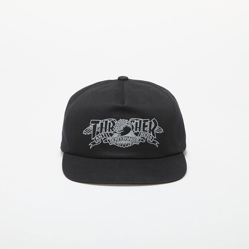 Шапка с козирка Thrasher Snapback Mag Banner Black Universal Черно | 145535 Black