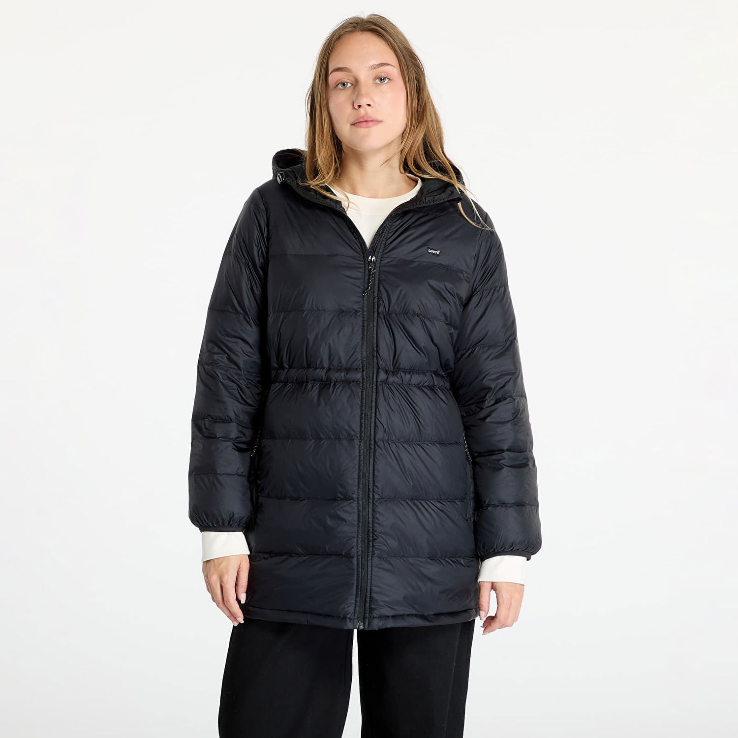 Пухо яке Levi's Polly Midi Puffer Black Черно | A8525-0000, 0