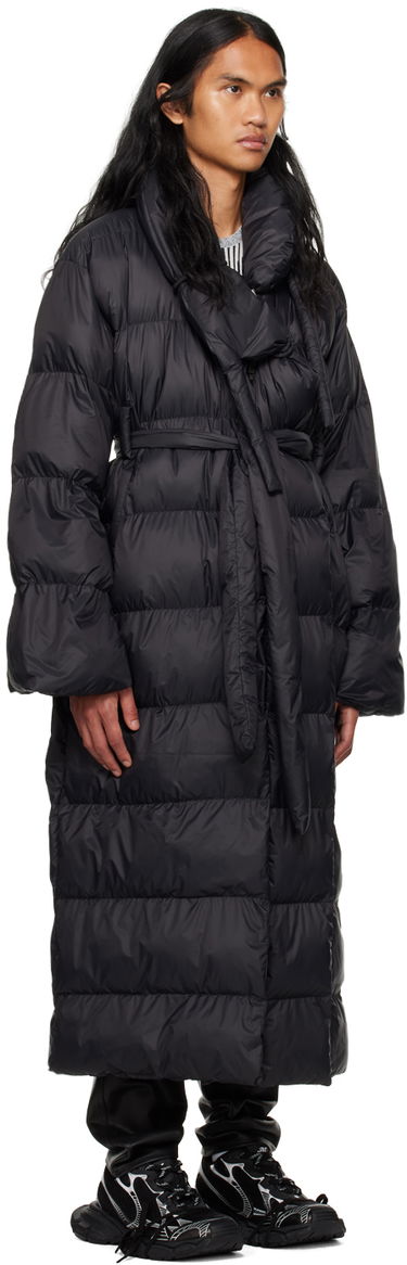 Пухо яке Ottolinger Ottolinger Laced Puffer Coat Черно | 0901601S, 1
