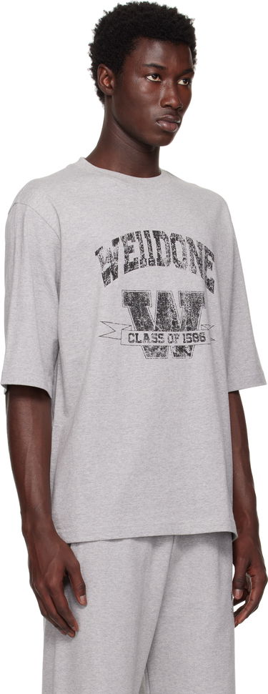 Тениска We11done We11done Printed University T-Shirt Сиво | WD-TT2-25-743-U-MG, 1