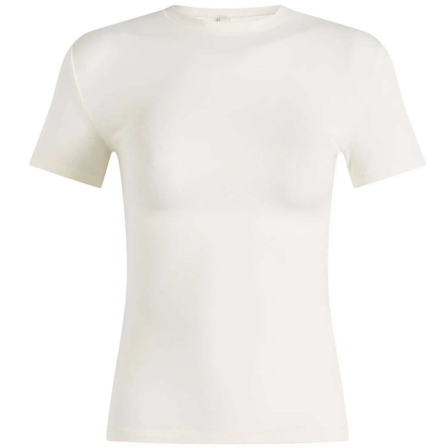Тениска SKIMS SKIMS Cotton Jersey T-Shirt, Size X-Small Бяло | AP-TSH-0638-MBL, 1