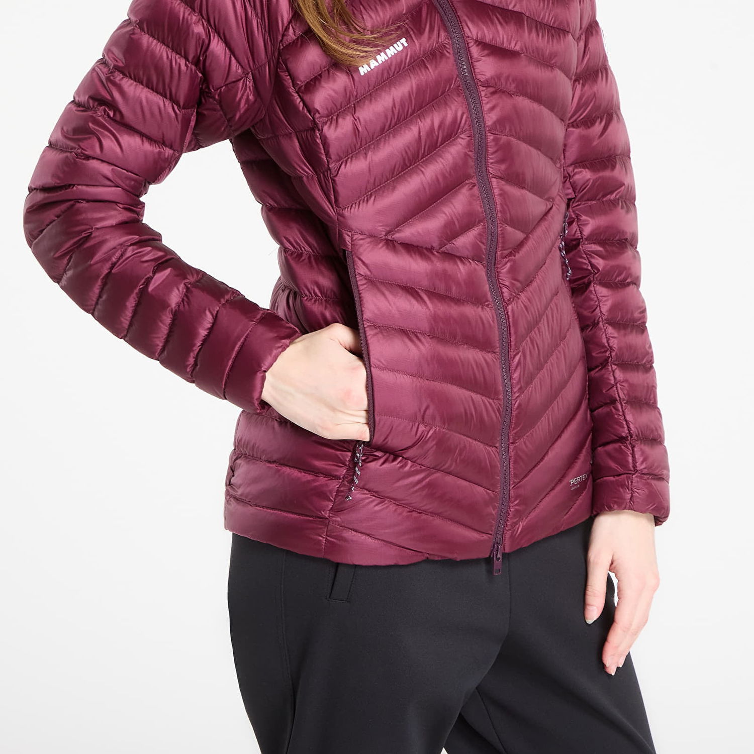 Пухо яке Mammut Broad Peak IN Pertex Quantum Hooded Jacket Бургунди | 1013-02972 vin-black, 1