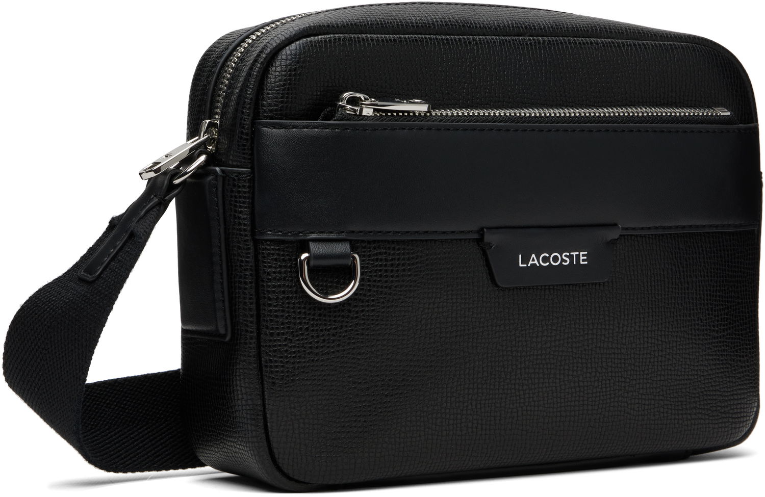 Чанта през рамо Lacoste Ossian Leather Reporter Bag Черно | NH5048OI_000, 1