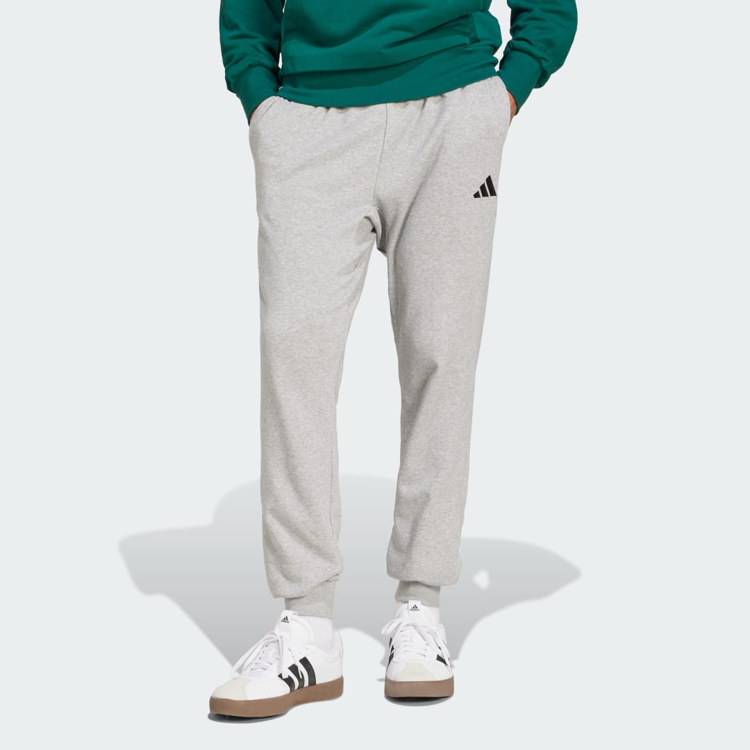 Спортни панталони adidas Performance Essentials Feel Cozy French Terry Joggers Сиво | JE3855, 0