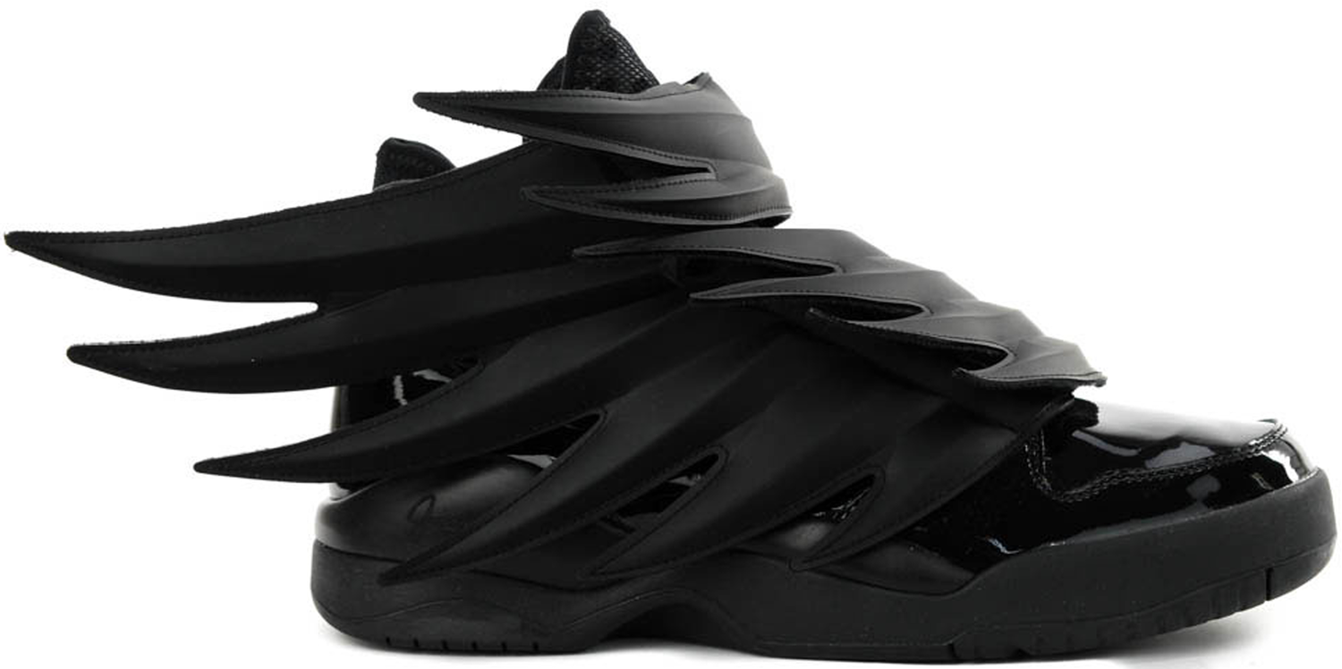 Кецове и обувки adidas Originals JS Wings 3.0 Dark Knight Черно | D66468, 0