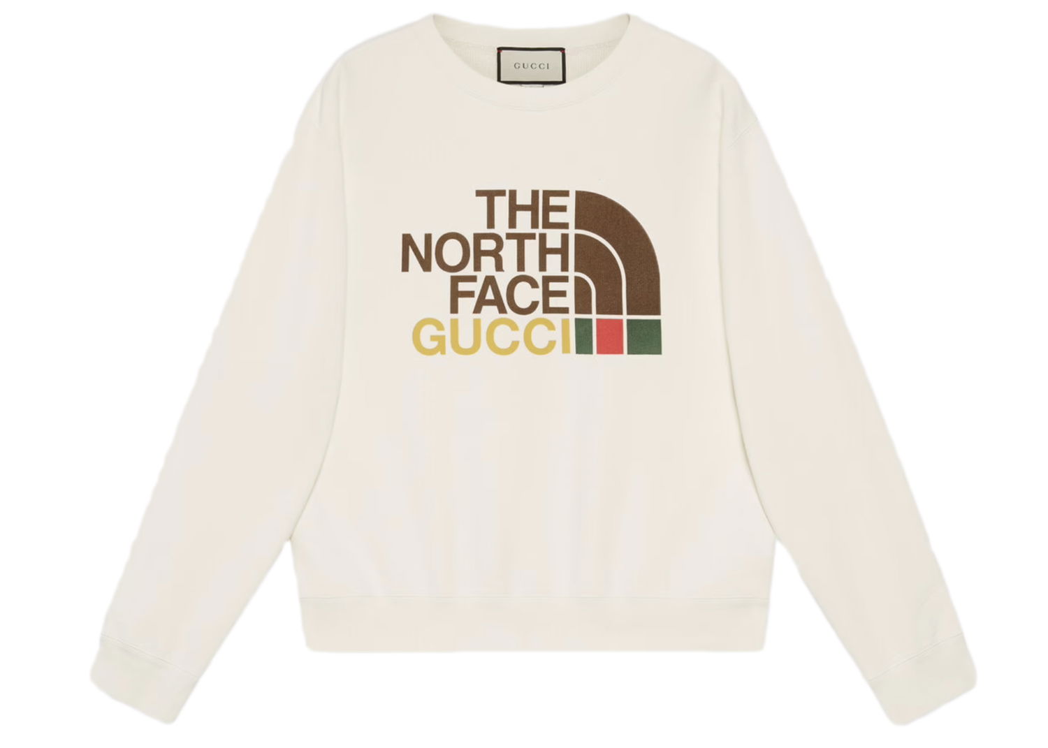 Пуловер Gucci The North Face x Cotton Crewneck Бяло | 626990 XJDCM 9756, 0