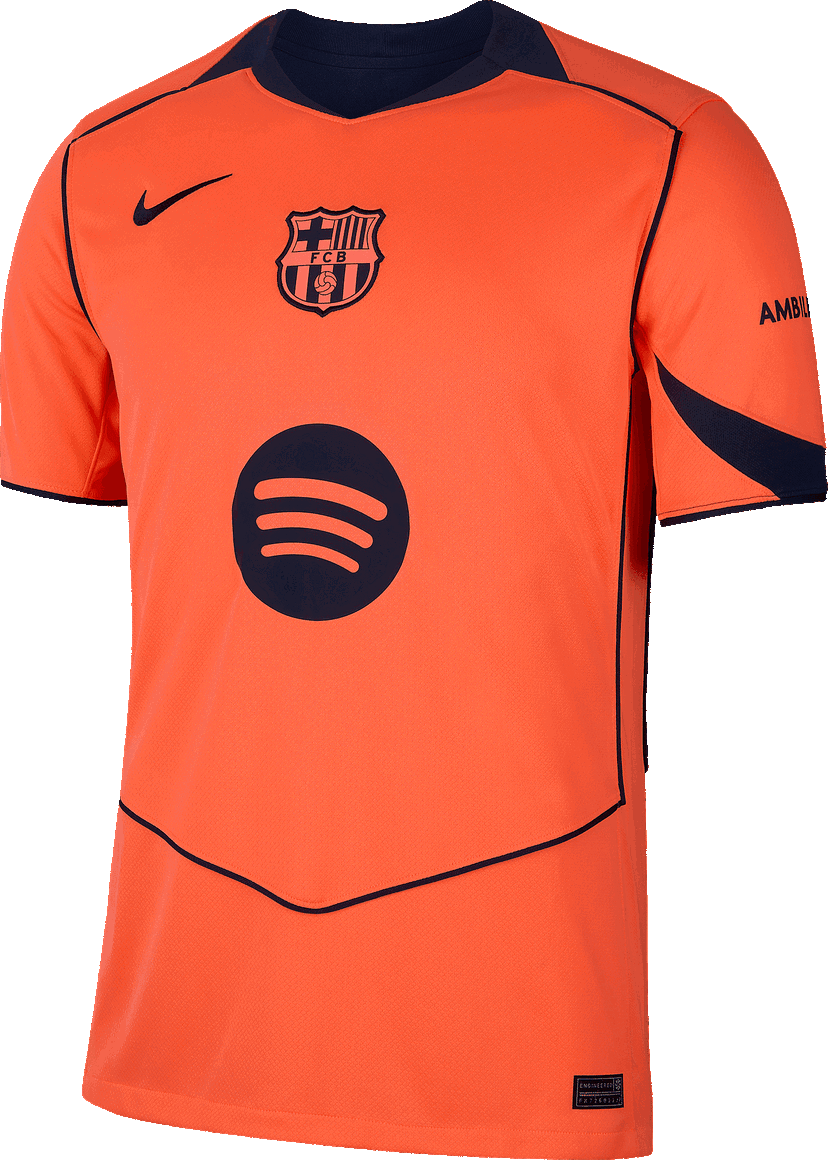 Фланелка Nike FC Barcelona Stadium Third Jersey 2025/26 Оранжево
 | hm3201-855
