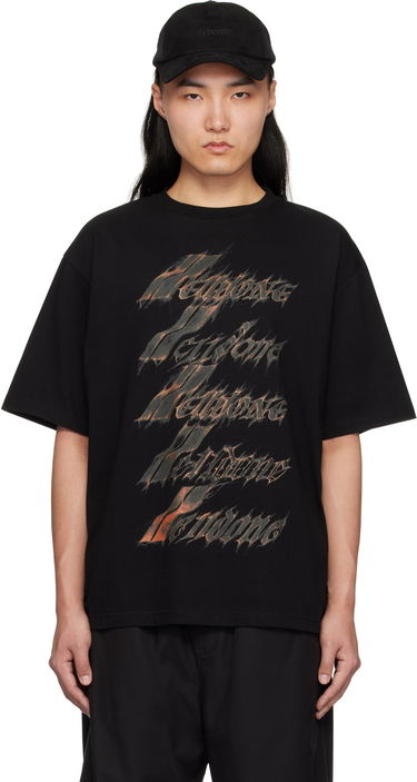 Тениска We11done We11done Spark Logo T-Shirt Черно | WD-TT0-25-751-U-BK, 0