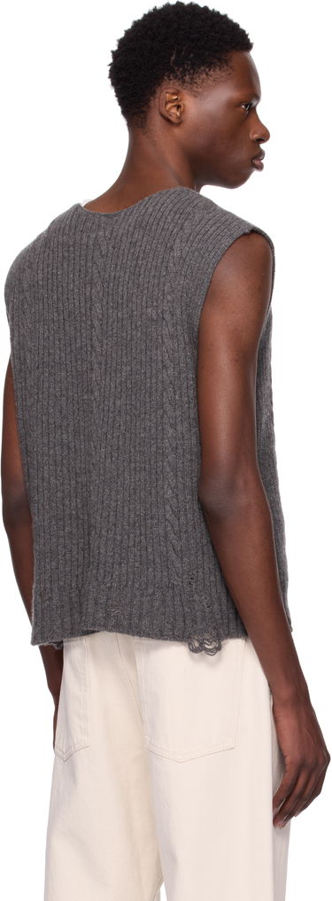Жилетка Enfants Riches Déprimés Fitted V-Neck Vest by Enfants Riches Déprimés Сиво | 080-244, 2