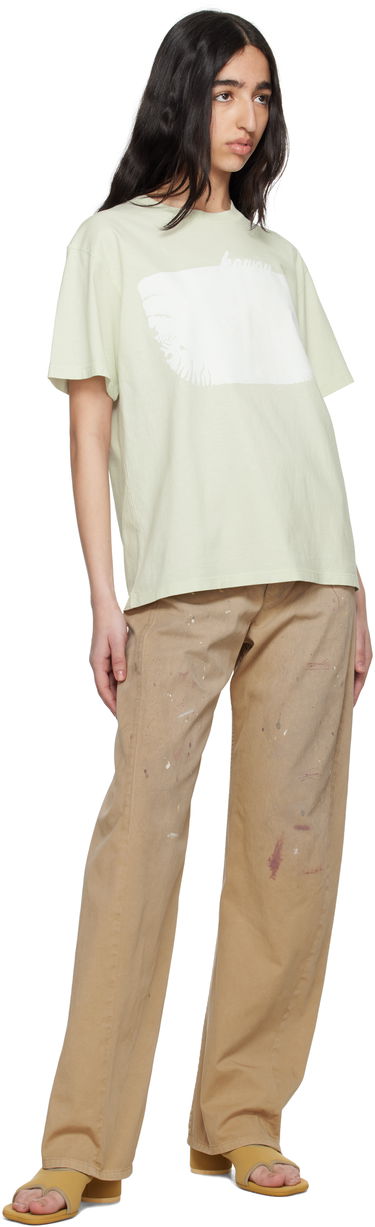 Тениска Maison Margiela MM6 Maison Margiela Heavy Cotton Jersey T-Shirt Зелено | S62GD0204 M20108, 3