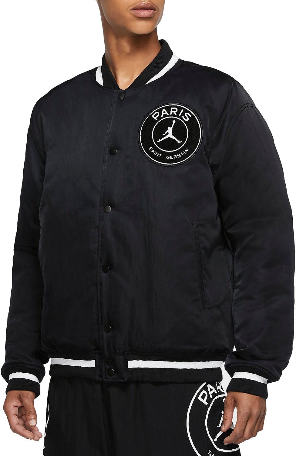Яке бомбър Jordan MJ Paris Saint-Germain Varsity Jacket Черно | ck9665-010, 0