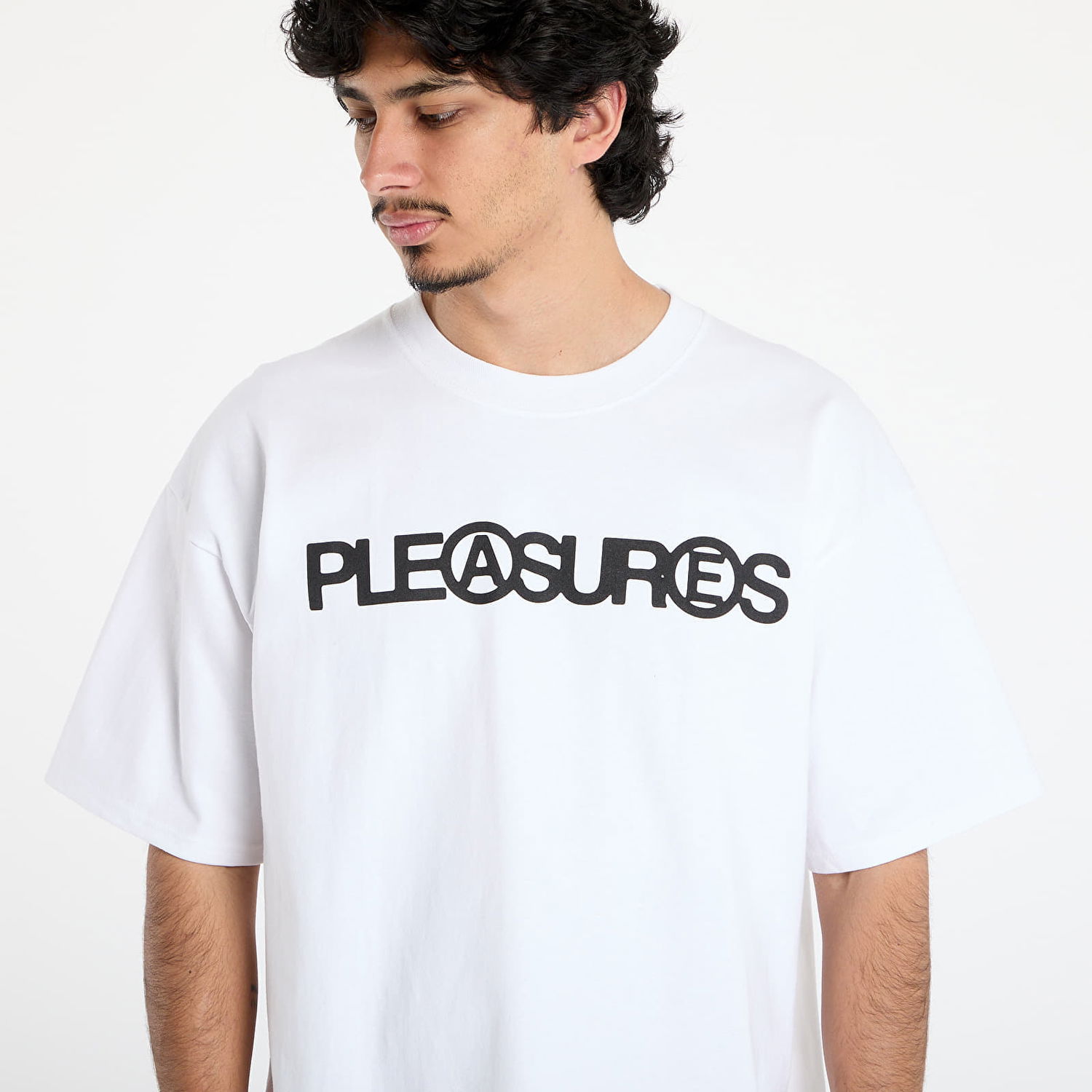 Тениска Pleasures PLEASURES Fanzine Graphic T-Shirt Бяло | P25SU054 WHITE, 1