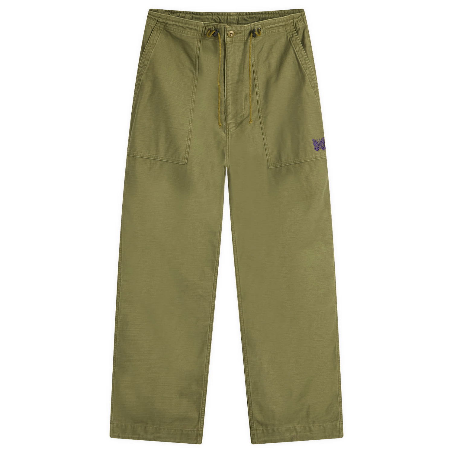 Карго панталони Needles Needles Fatigue Pants, Size Large Зелено | QV147-A, 0