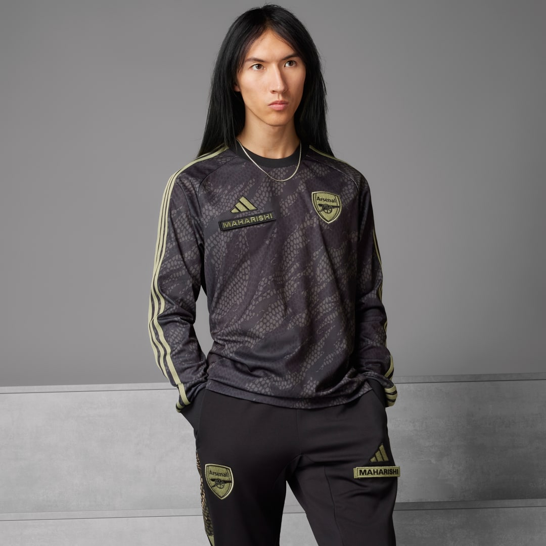 Фланелка adidas Performance Arsenal x Maharishi Черно | IN4757, 1