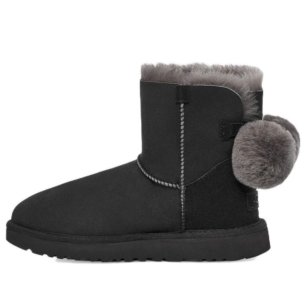 Кецове и обувки UGG Fuzzy Bow Mini Boots Черно | 1132018-BLK, 0