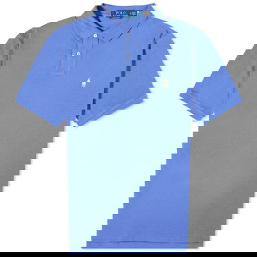 Поло тениска Polo by Ralph Lauren Custom Fit Polo Shirt "Liberty" Синьо | 710680784346, 0