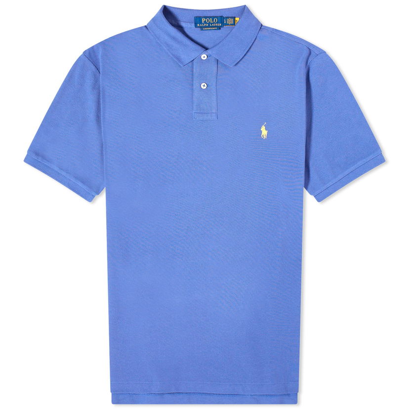 Поло тениска Polo by Ralph Lauren Custom Fit Polo Shirt "Liberty" Синьо | 710680784346