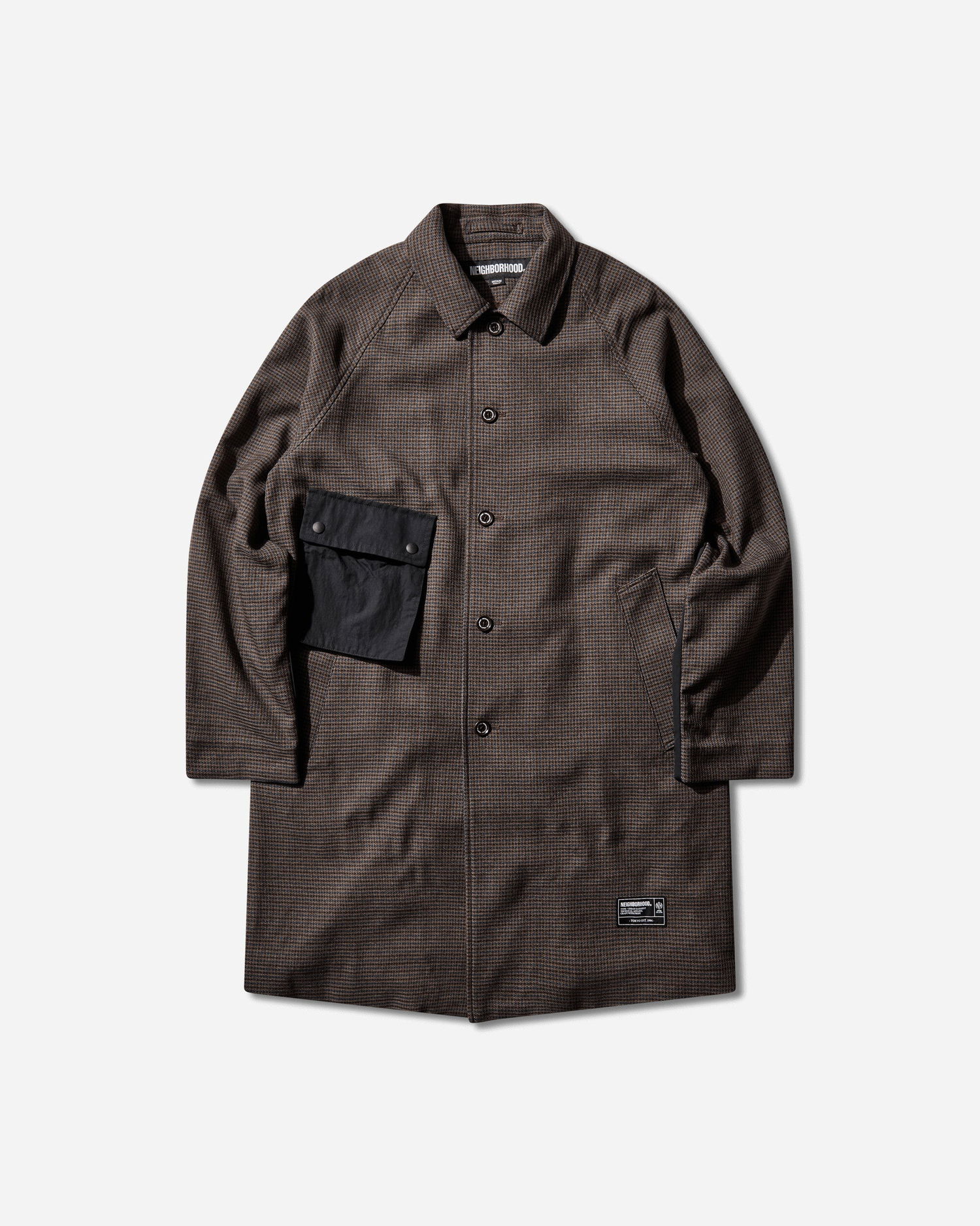 Палта Neighborhood GC Check Balcollar Coat Кафяво | 252TGNH-JKM02 BLUE×BROWN, 0