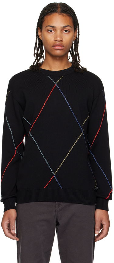 Пуловер Paul Smith PS Paul Smith Argyle Sweater Черно | M2R-225Y-L21870, 0
