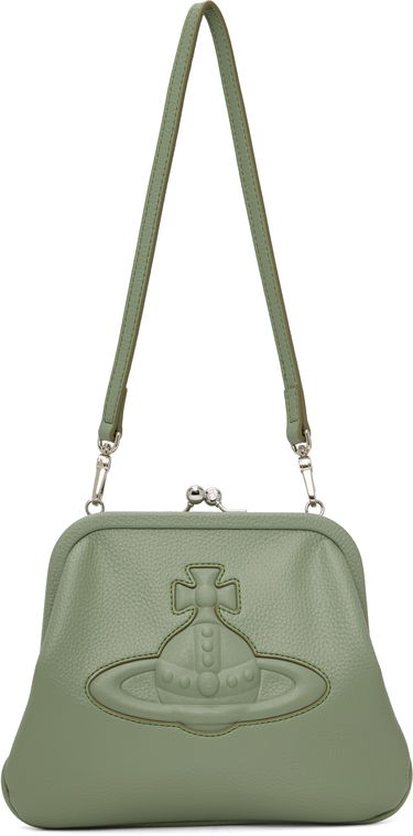 Дамска чанта Vivienne Westwood Vivienne Westwood Vivienne's Orb Clutch Зелено | 4B010009W-S000D-, 0
