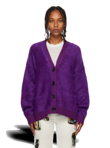 Пуловер Acne Studios Brushed Cardigan Лилаво | A60385-