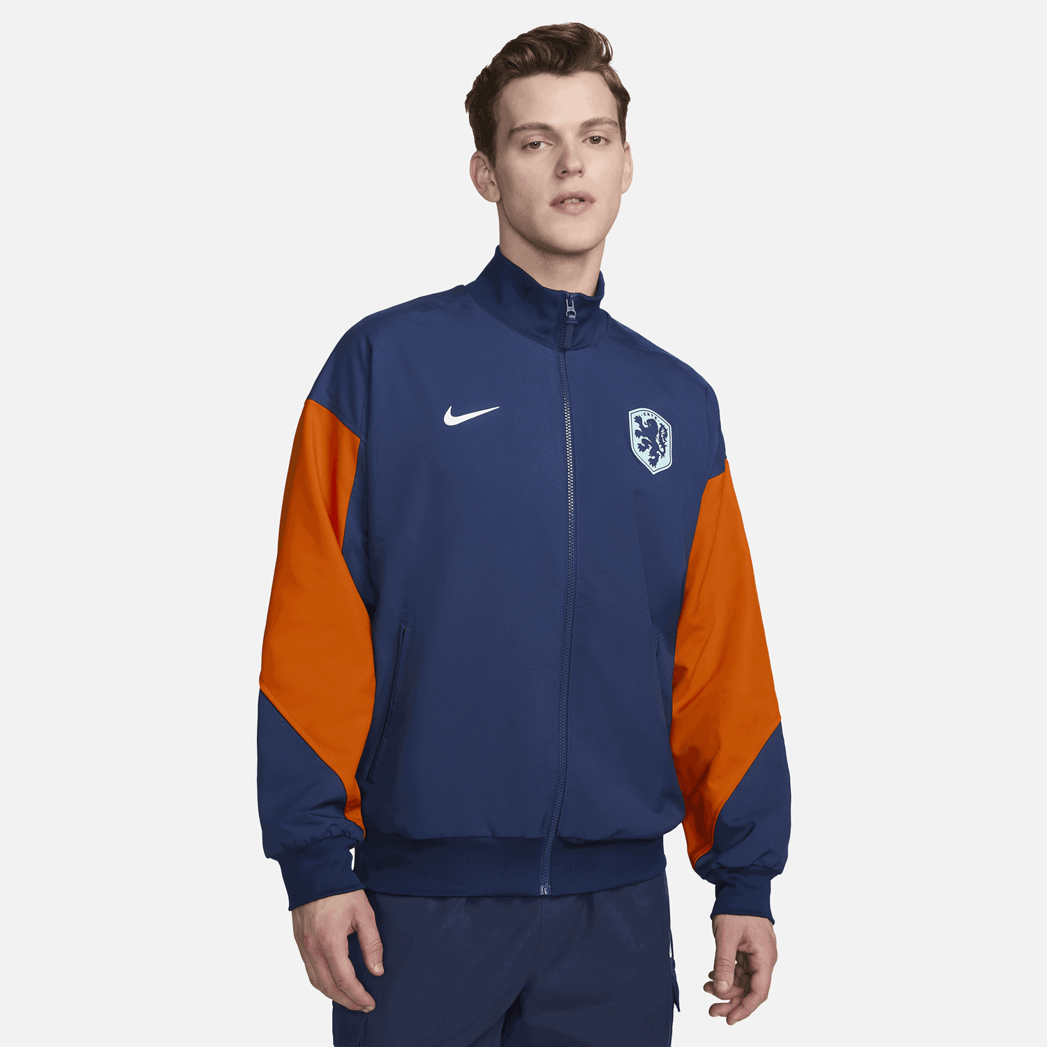 Яке Nike Dri-FIT Netherlands Strike Тъмно синьо | FJ2908-492, 0