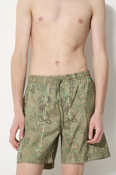 Бански Maharishi Maharishi Dragon Bamboo Swim Shorts Зелено | 1272.OLIVE, 0