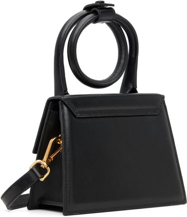 Дамска чанта Jacquemus The knot Chiquito Mini Leather Handbag Черно | 21HBAW00005BC01C01, 2