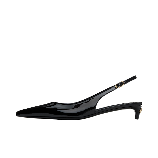 Dolce&Gabbana Patent Slingback Kitten Heels