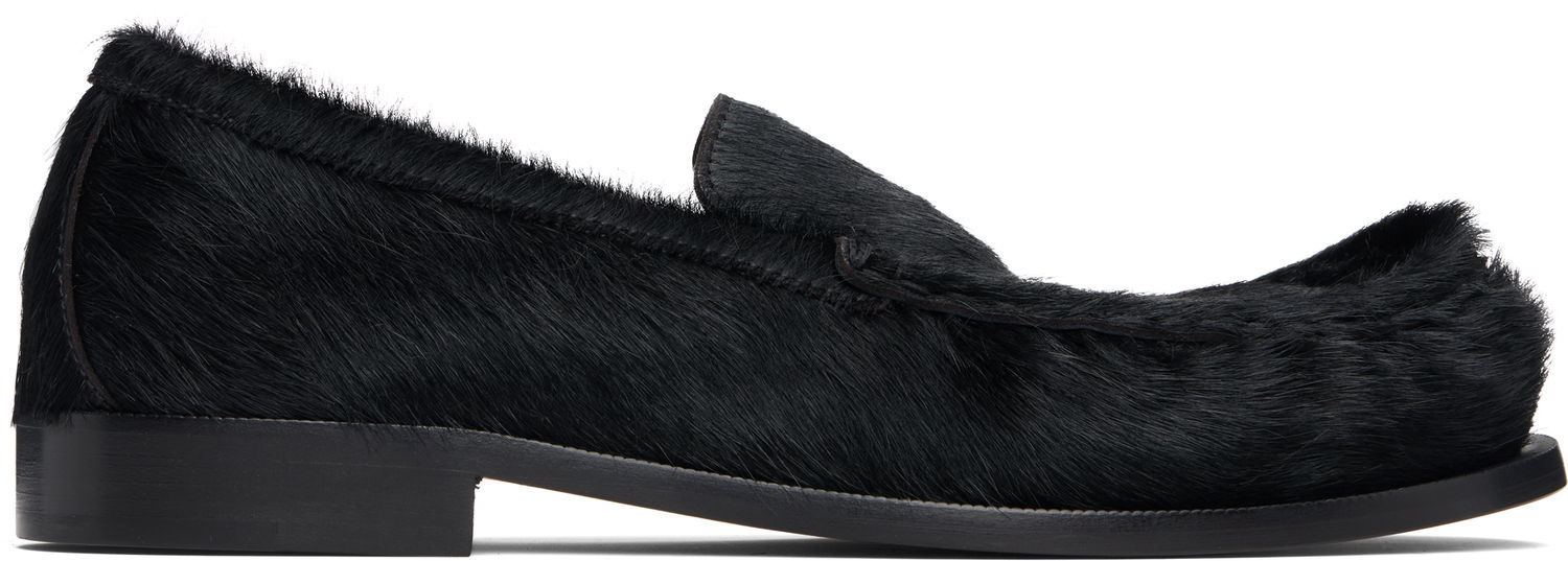 Кецове и обувки Dries Van Noten Dries Van Noten Ponyhair Loafers Черно | 252-021723-301, 0