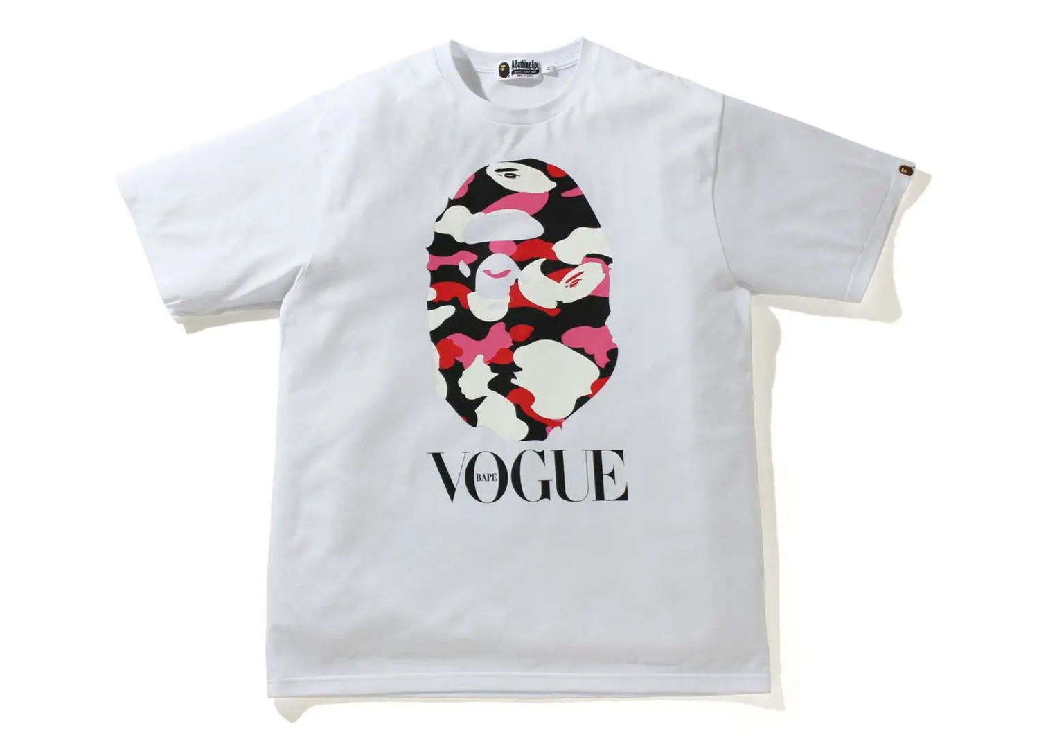 Тениска BAPE VOGUE x Ape Head Tee Бяло | 1H23-209-911 WHT, 0