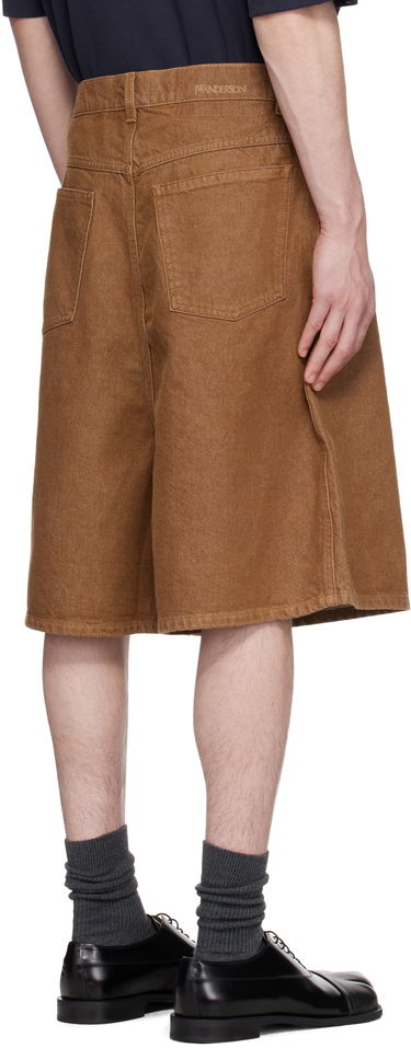 Къси панталони JW Anderson JW Anderson Aged Denim Shorts Кафяво | DT0114-PG1756, 2