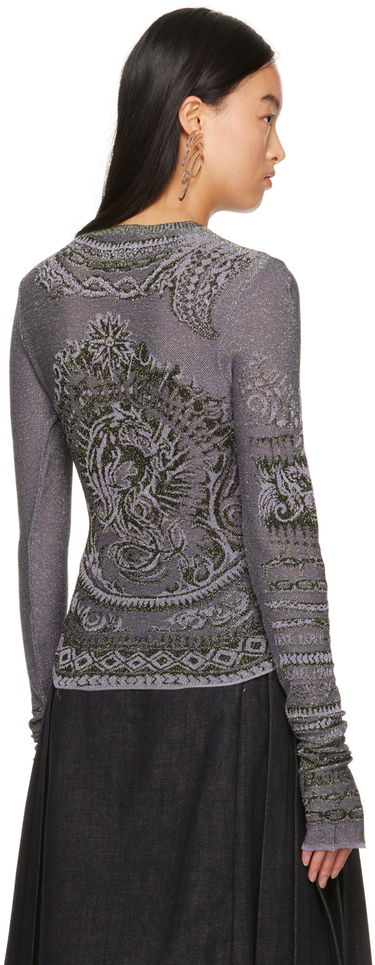 Тениска Jean Paul Gaultier Jean Paul Gaultier Soleil Shimmering Patterned Long Sleeve T-Shirt Многоцветен | 23/15-F-PL040-M061-4027, 2